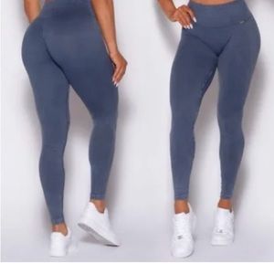 Bombshell Sportswear Neptune blue mineral seamless leggings.